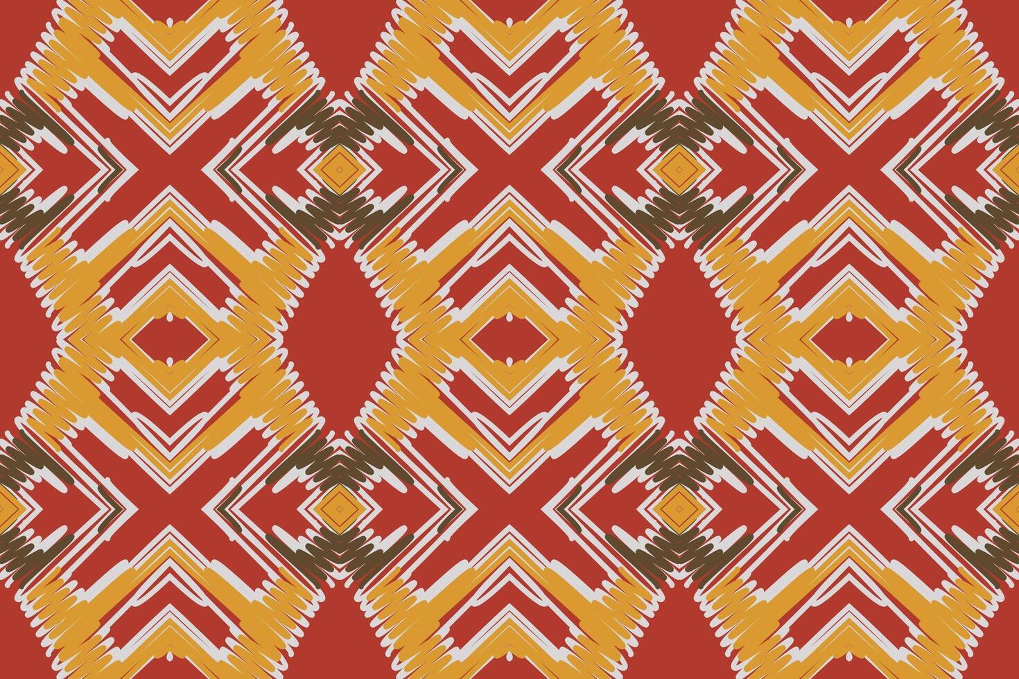 Banarasi Pattern Seamless Mughal architecture Motif embroidery, Ikat embroidery Design for Print endless arabesque cloth dupatta shawl bandana print silk kurta men vector