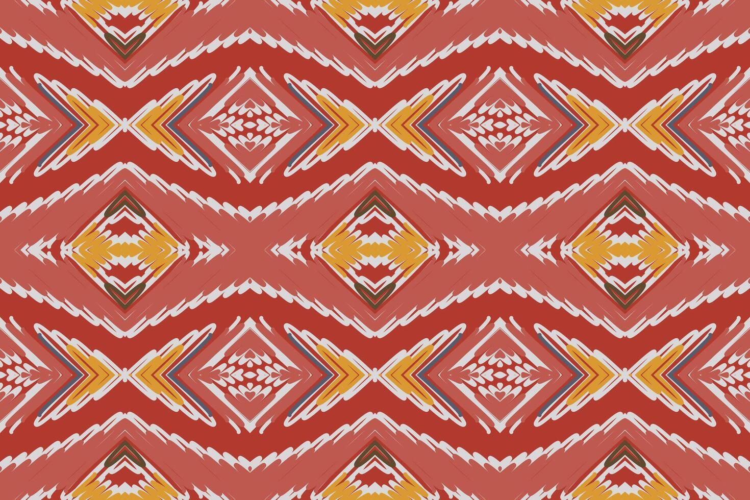 Banarasi Pattern Seamless Mughal architecture Motif embroidery, Ikat embroidery Design for Print Texture fabric saree sari carpet. kurta patola saree vector