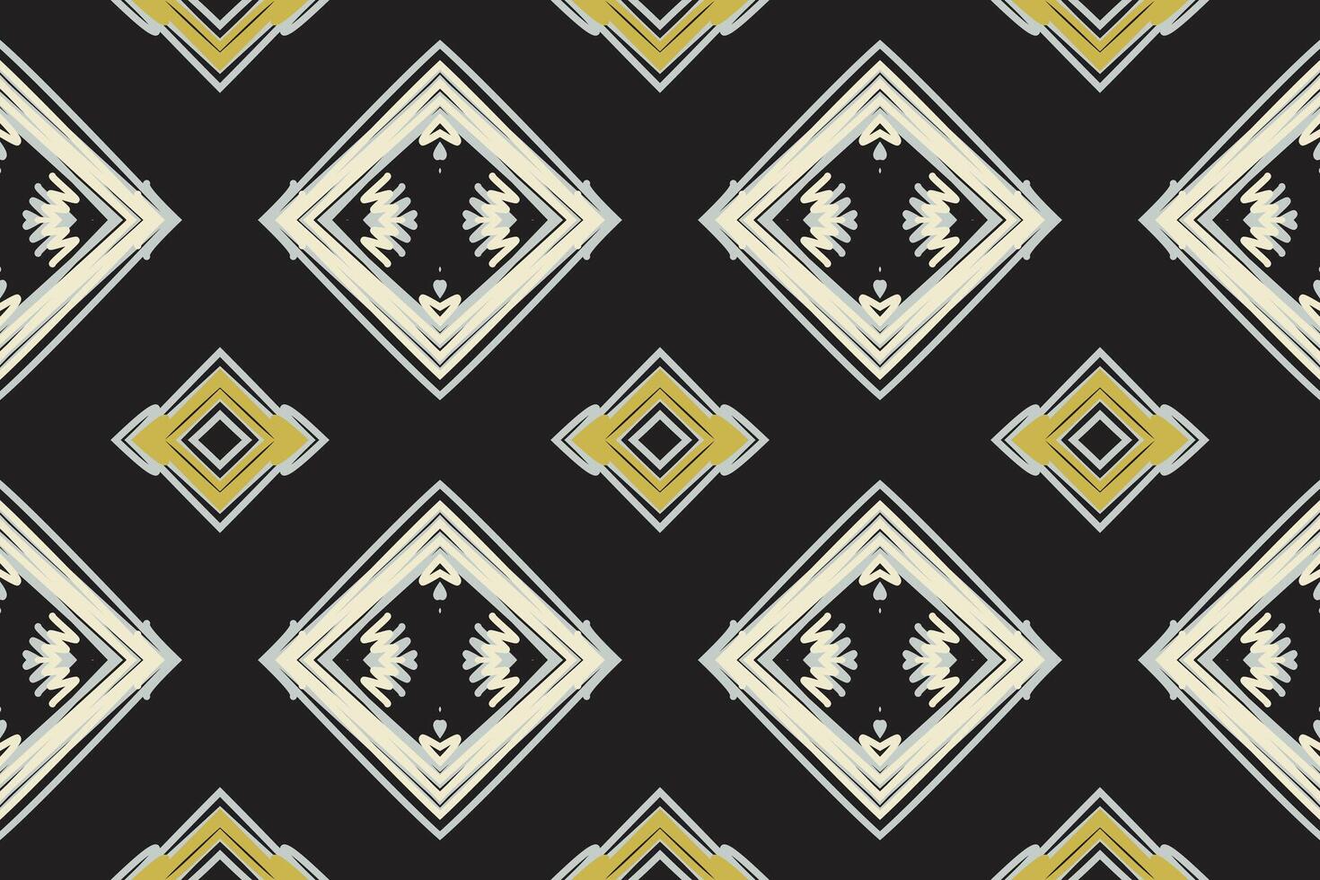 Banarasi Pattern Seamless Mughal architecture Motif embroidery, Ikat embroidery Design for Print indonesian batik motif embroidery native american kurta mughal design vector
