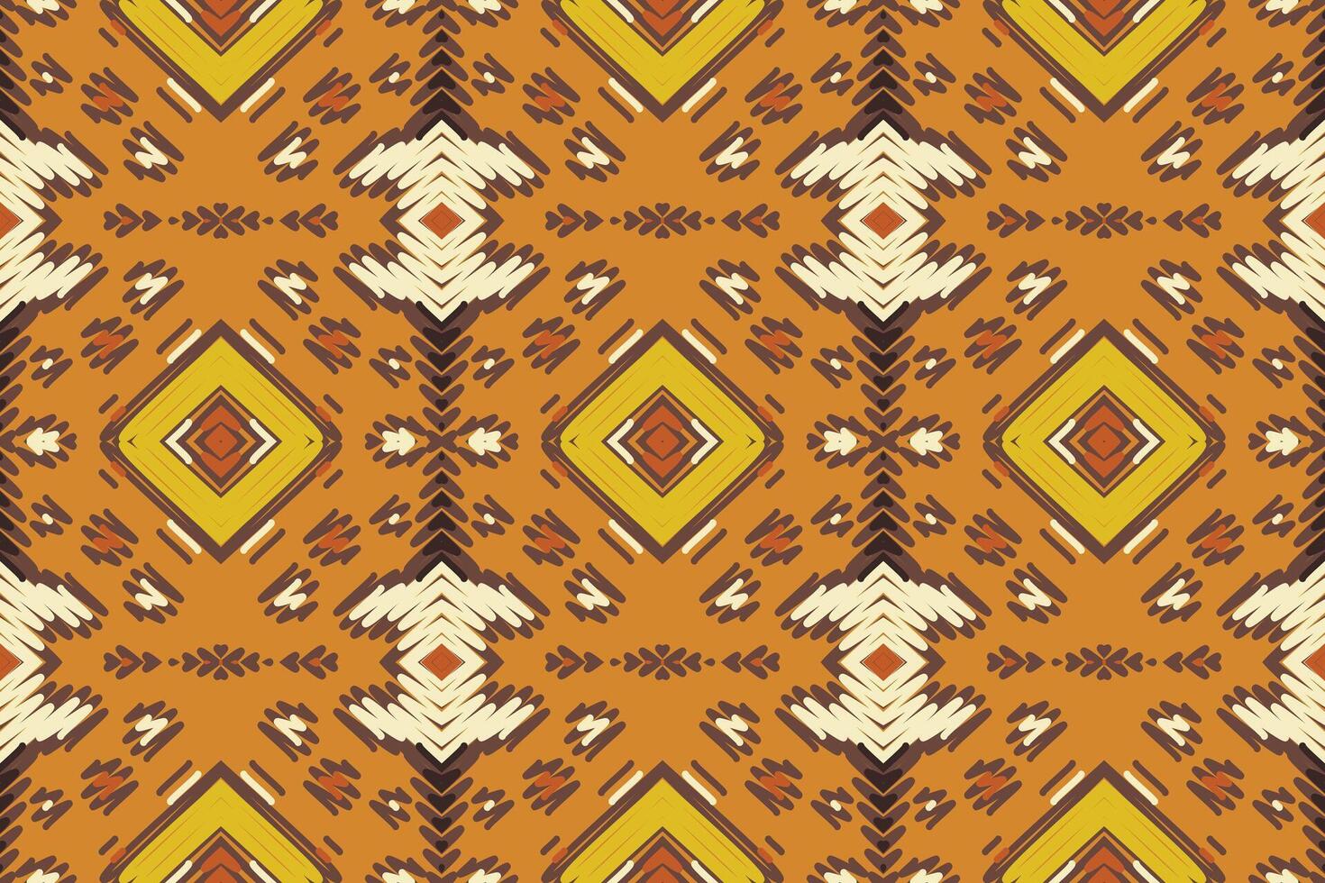 Banarasi Pattern Seamless Scandinavian pattern Motif embroidery, Ikat embroidery Design for Print pattern vintage flower folk navajo patchwork pattern vector