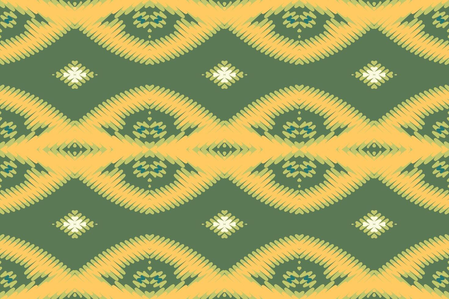 Kurti Pattern Seamless Native American, Motif embroidery, Ikat embroidery Design for Print indonesian batik motif embroidery native american kurta mughal design vector