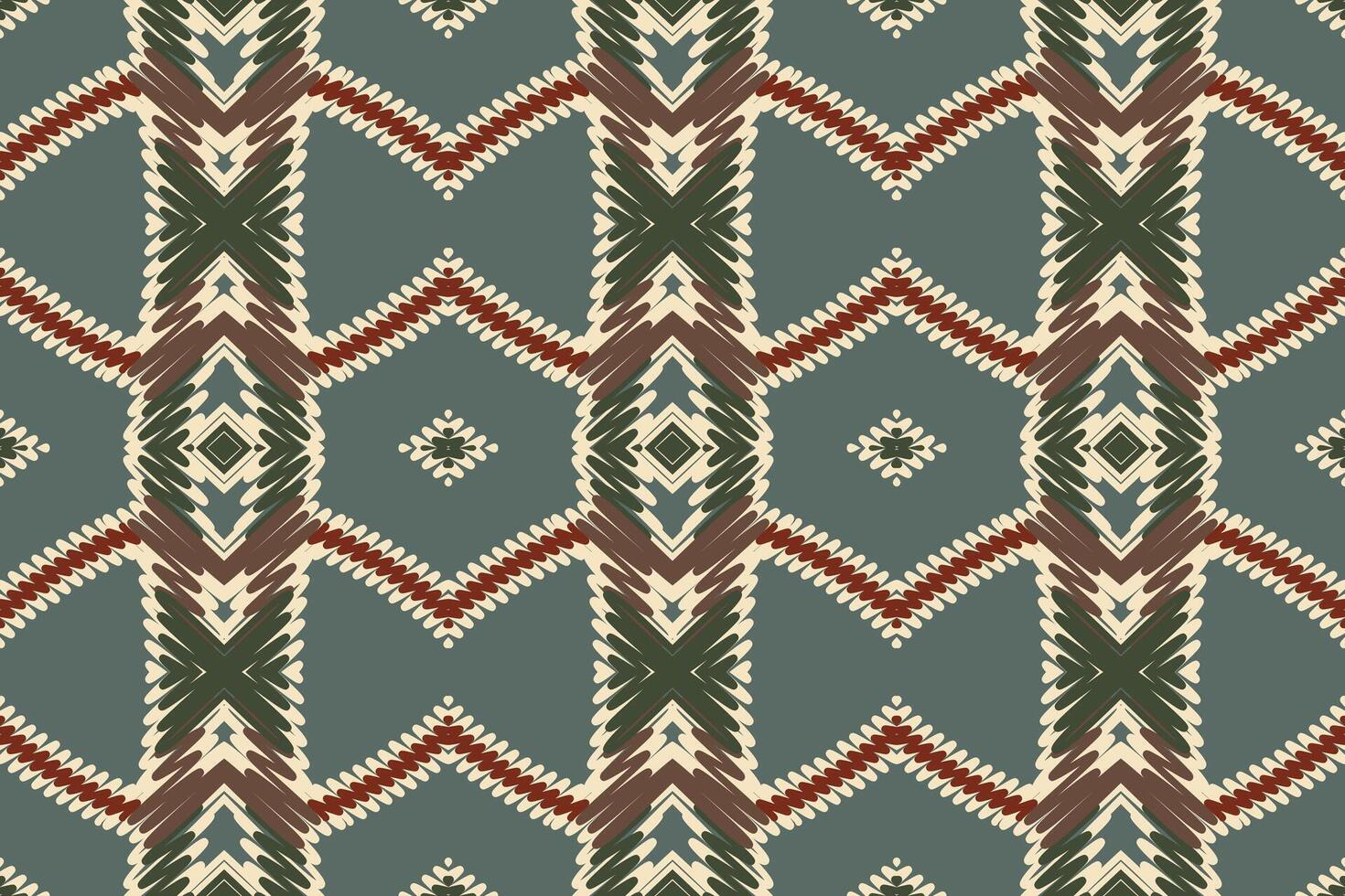 Kurti Pattern Seamless Scandinavian pattern Motif embroidery, Ikat embroidery Design for Print Texture fabric saree sari carpet. kurta patola saree vector