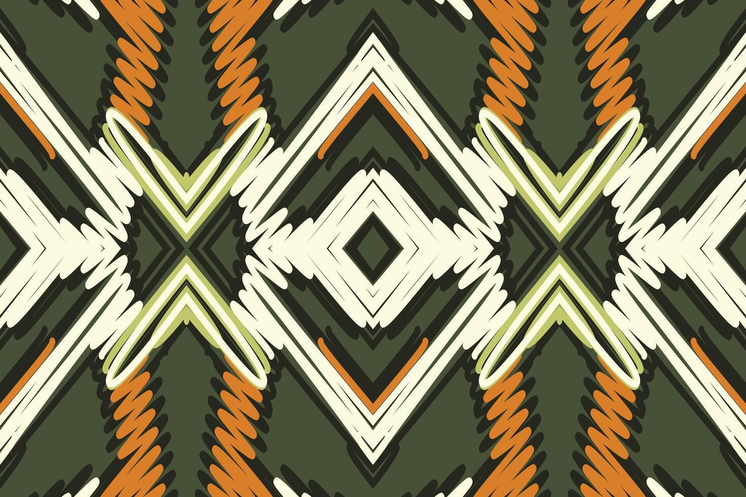 Ghagra Pattern Seamless Mughal architecture Motif embroidery, Ikat embroidery Design for Print scarf hijab pattern kerchief ikat Silk kurti model mughal patterns vector