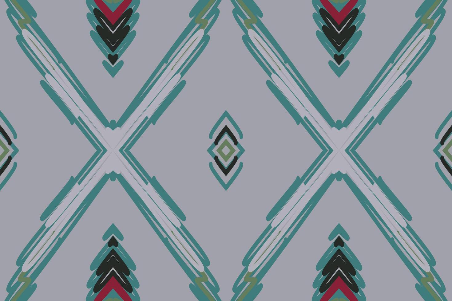 Ghagra Pattern Seamless Mughal architecture Motif embroidery, Ikat embroidery Design for Print tie dyeing pillowcase sambal puri kurti mughal architecture vector