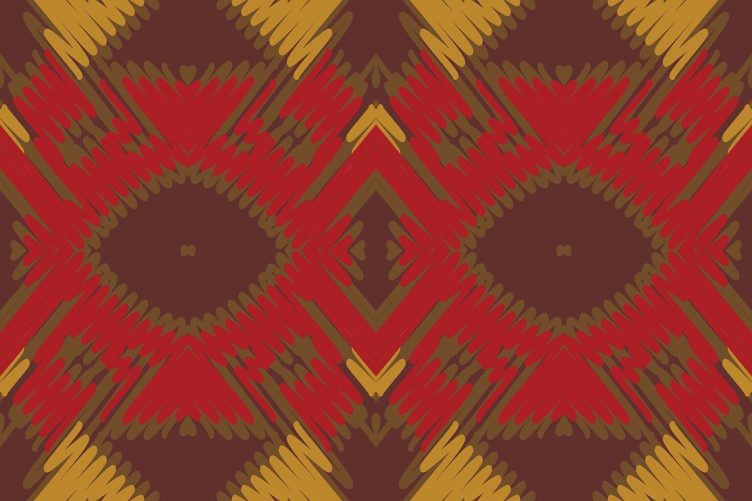 Ghagra Pattern Seamless Mughal architecture Motif embroidery, Ikat embroidery Design for Print pattern vintage flower folk navajo patchwork pattern vector
