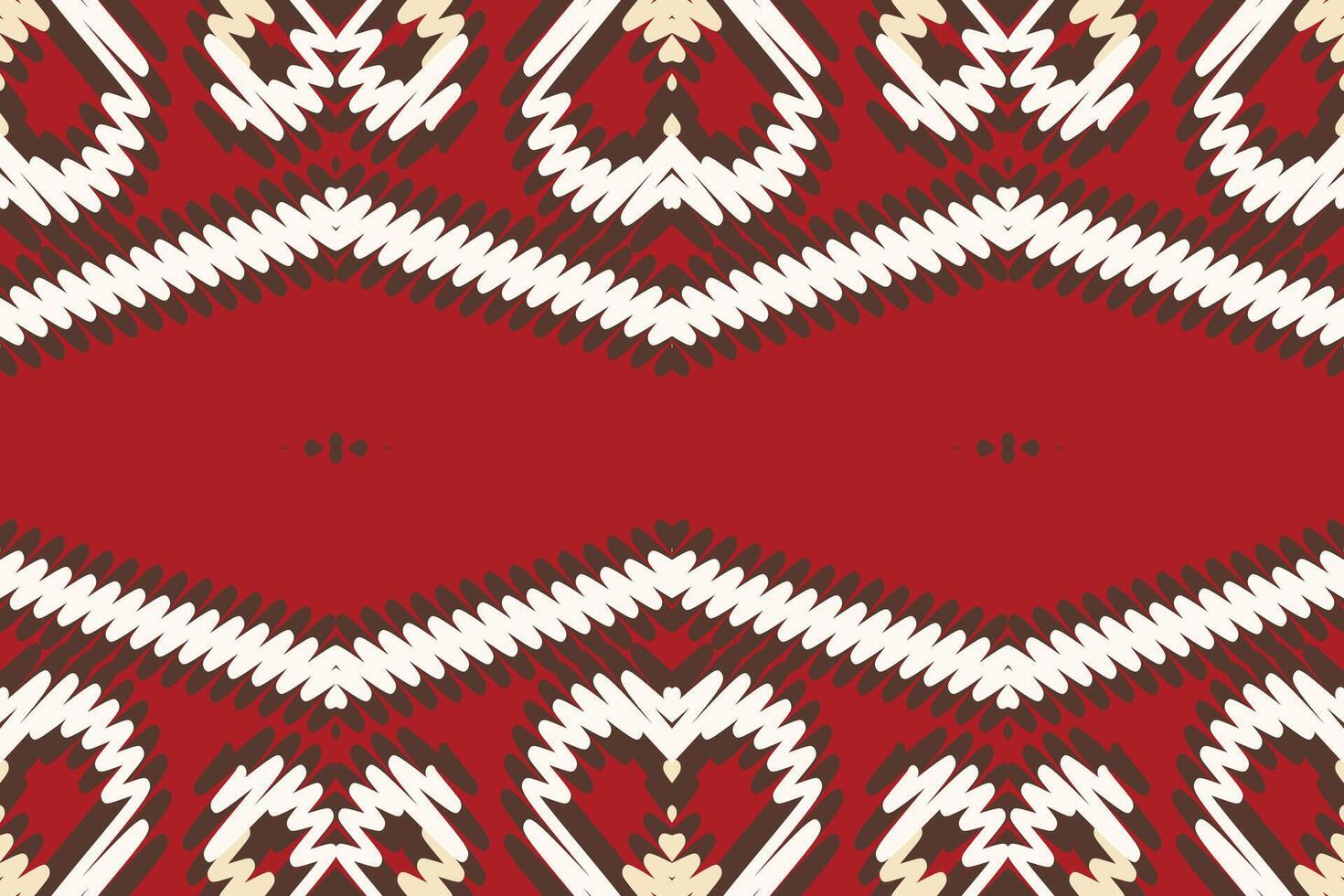 Motif folklore pattern Seamless Native American, Motif embroidery, Ikat embroidery Design for Print tapestry floral kimono repeat pattern lacing spanish motif vector