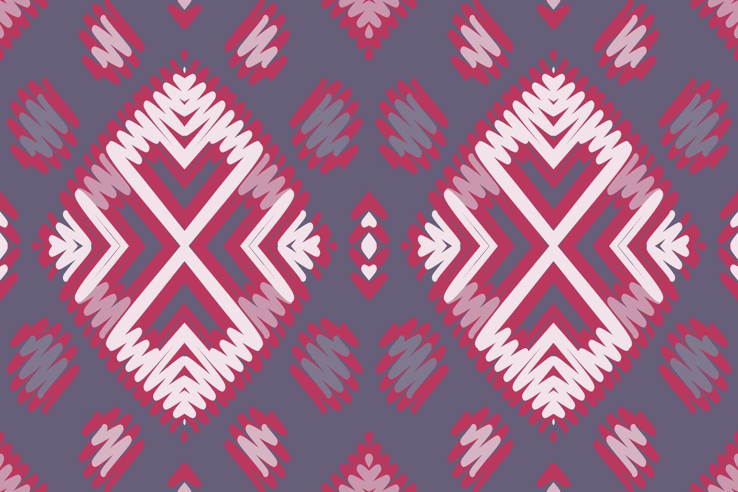 Motif folklore pattern Seamless Native American, Motif embroidery, Ikat embroidery Design for Print tie dyeing pillowcase sambal puri kurti mughal architecture vector