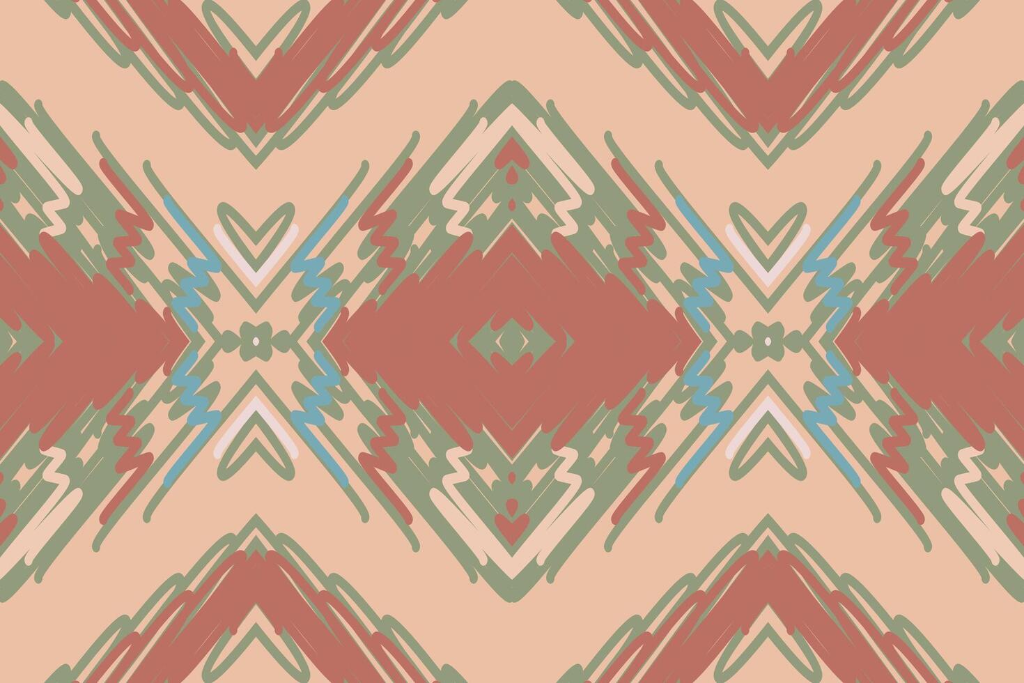 Motif folklore pattern Seamless Mughal architecture Motif embroidery, Ikat embroidery Design for Print scarf hijab pattern kerchief ikat Silk kurti model mughal patterns vector