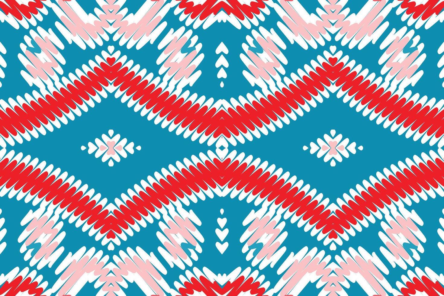 Motif folklore pattern Seamless Mughal architecture Motif embroidery, Ikat embroidery Design for Print pattern vintage flower folk navajo patchwork pattern vector