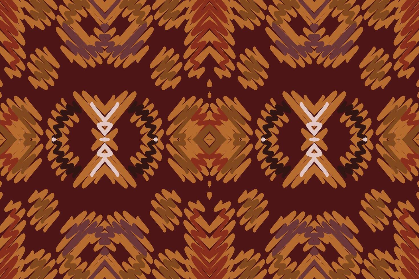 Motif folklore pattern Seamless Mughal architecture Motif embroidery, Ikat embroidery Design for Print tapestry floral kimono repeat pattern lacing spanish motif vector