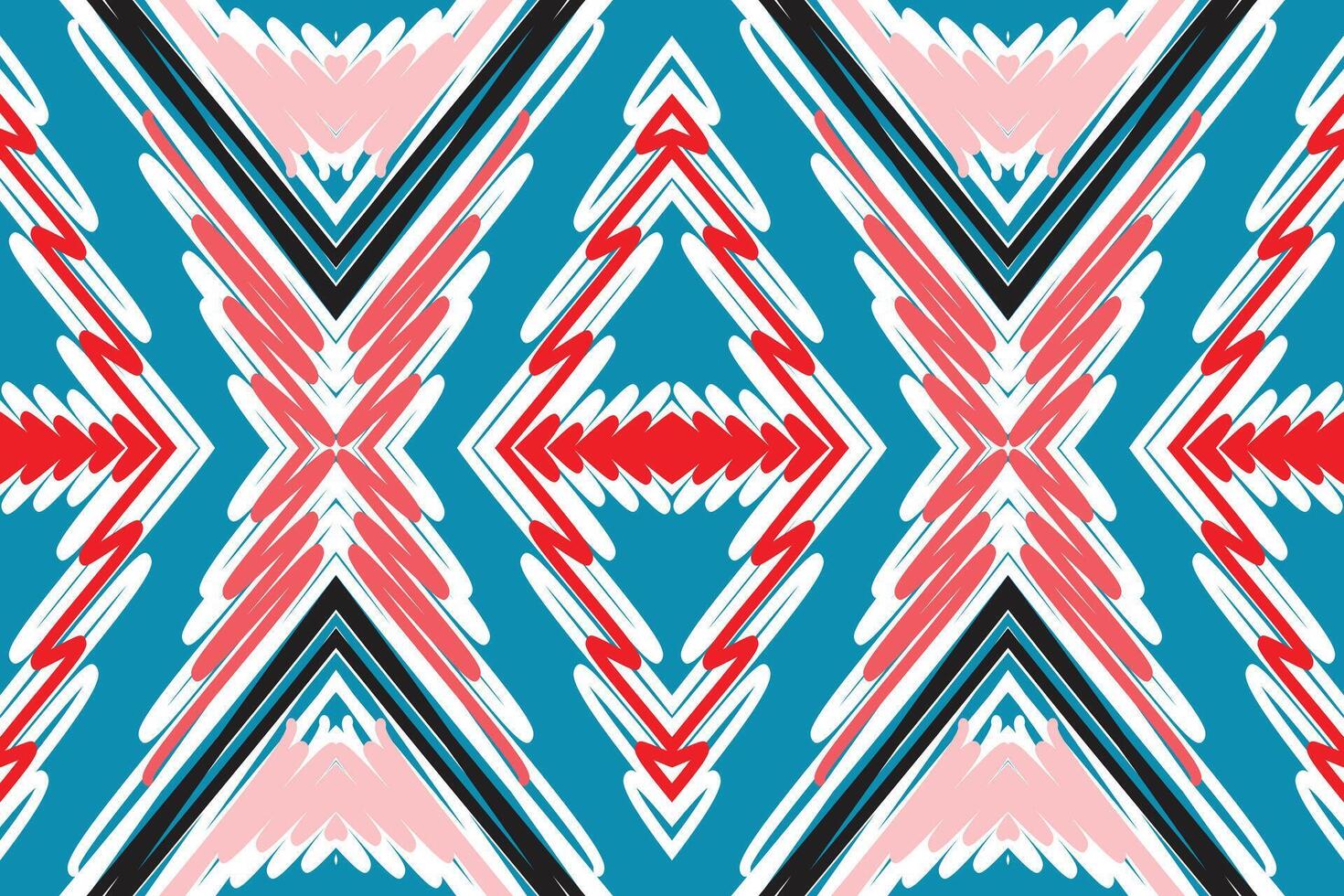 Motif folklore pattern Seamless Mughal architecture Motif embroidery, Ikat embroidery Design for Print lace pattern seamless pattern vintage shibori jacquard seamless vector