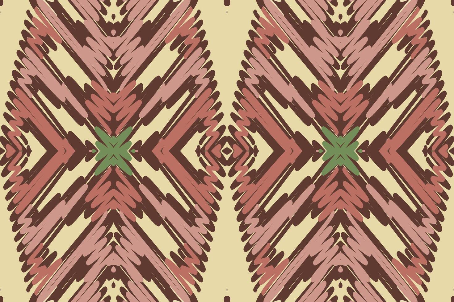 Silk fabric Patola sari Pattern Seamless Native American, Motif embroidery, Ikat embroidery Design for Print indonesian batik motif embroidery native american kurta mughal design vector