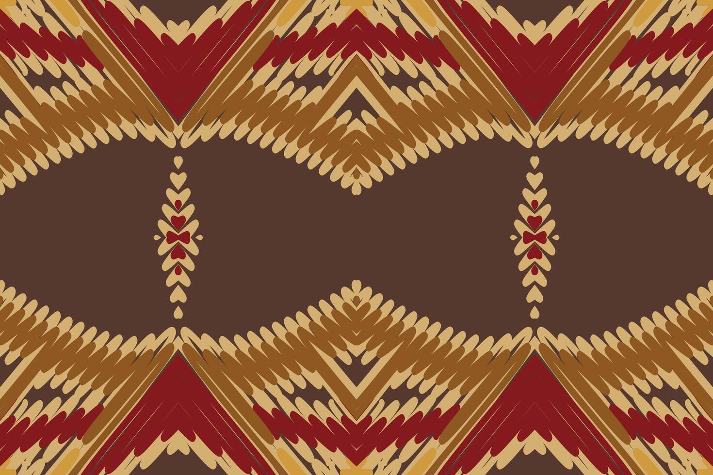 Silk fabric Patola sari Pattern Seamless Native American, Motif embroidery, Ikat embroidery Design for Print border embroidery ancient egypt vector