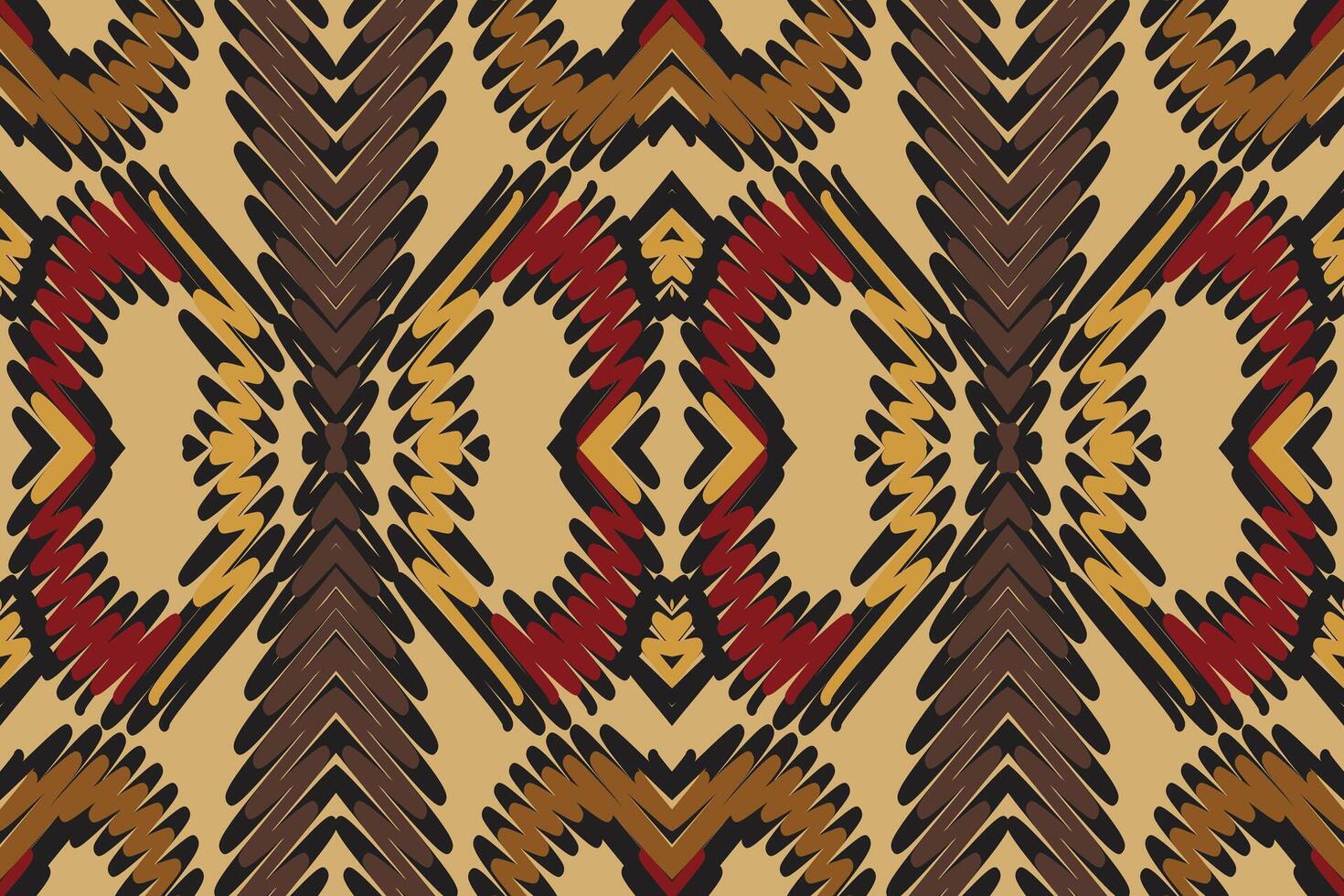 Silk fabric Patola sari Pattern Seamless Australian aboriginal pattern Motif embroidery, Ikat embroidery Design for Print border embroidery ancient egypt vector