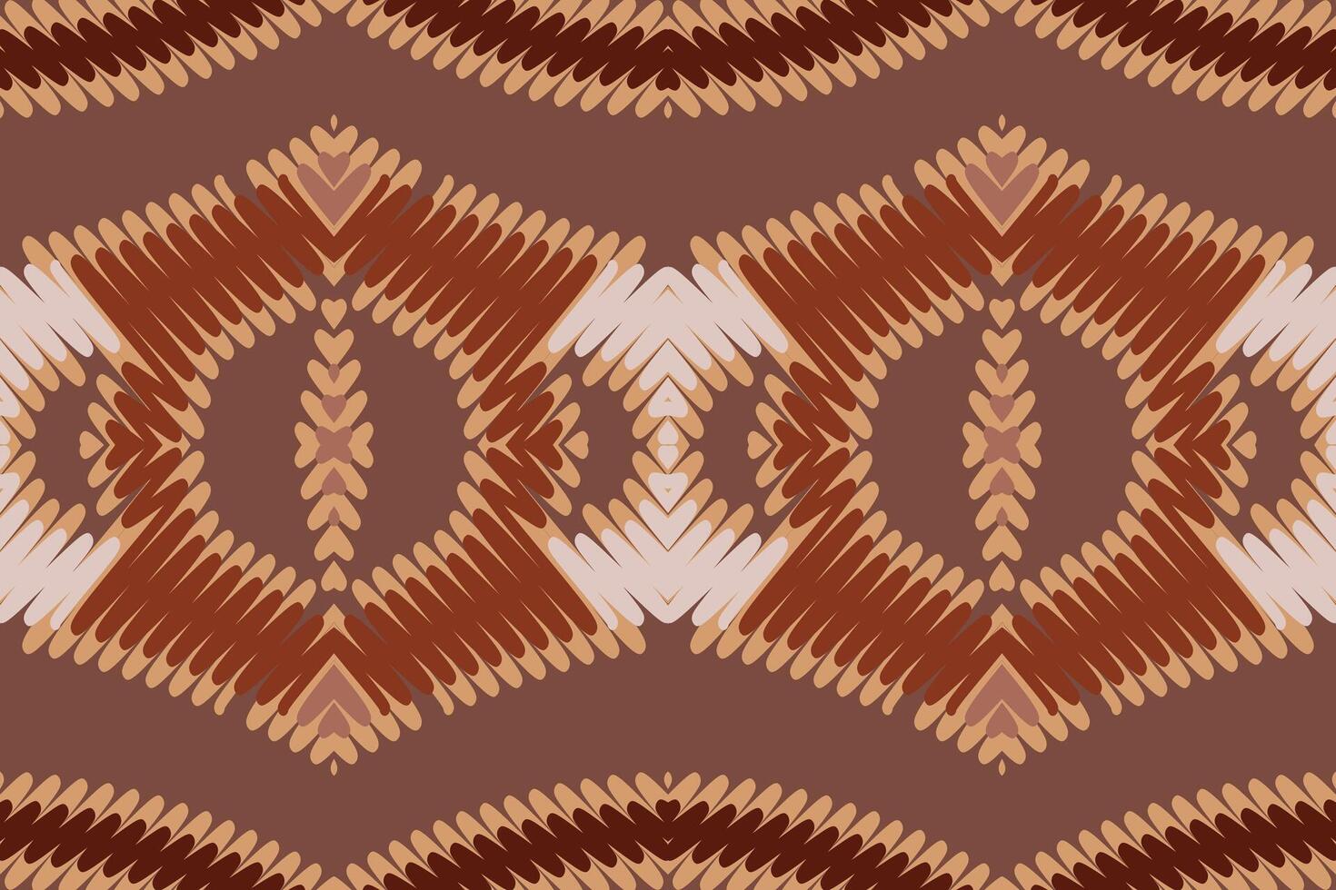 Nordic pattern Seamless Bandana print silk Motif embroidery, Ikat embroidery Design for Print indonesian batik motif embroidery native american kurta mughal design vector