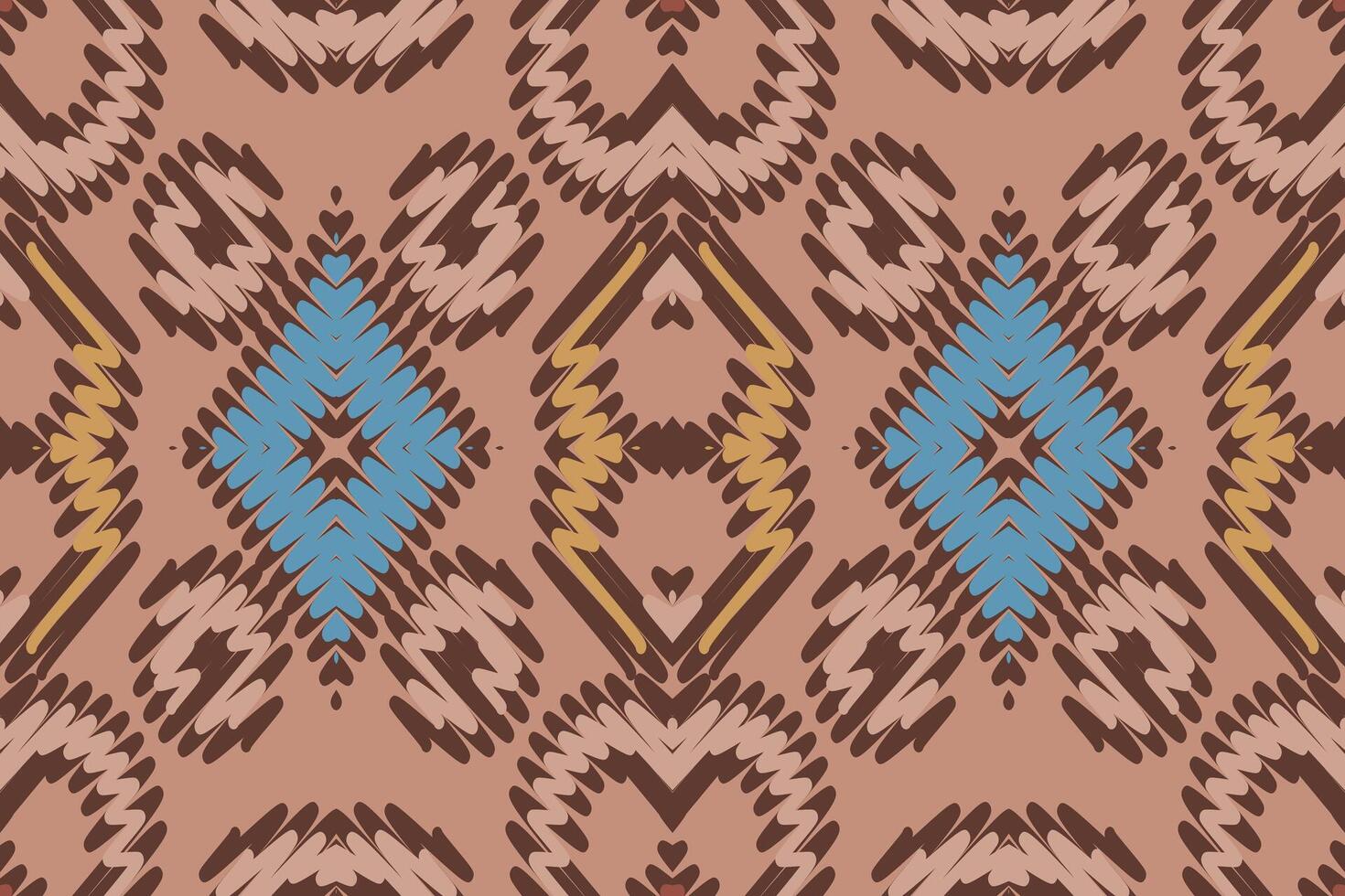 Nordic pattern Seamless Mughal architecture Motif embroidery, Ikat embroidery Design for Print endless arabesque cloth dupatta shawl bandana print silk kurta men vector