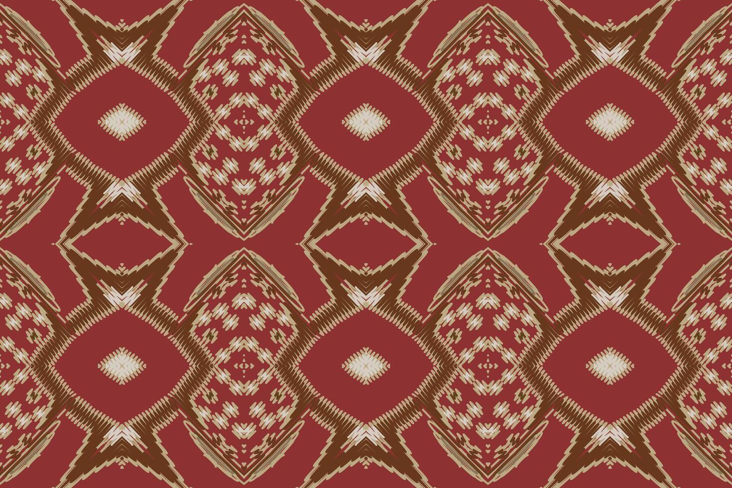 Navajo pattern Seamless Bandana print silk Motif embroidery, Ikat embroidery Design for Print egyptian pattern tibetan mandala bandanna vector