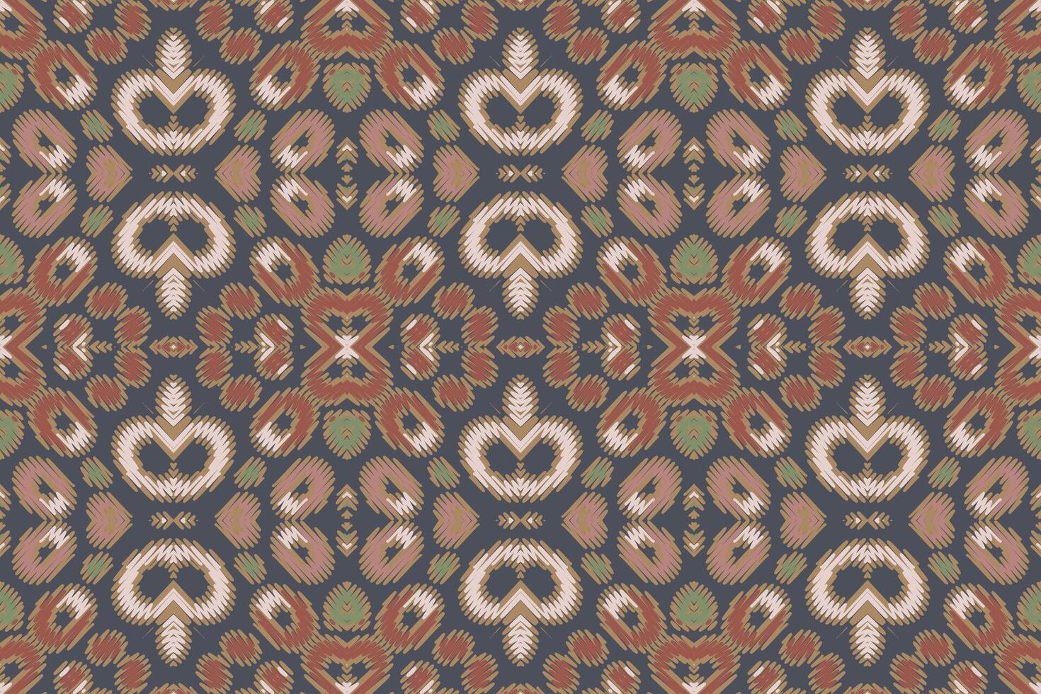 Navajo pattern Seamless Bandana print silk Motif embroidery, Ikat embroidery Design for Print kurta pattern mughal motifs tapestry pattern floral repeat vector