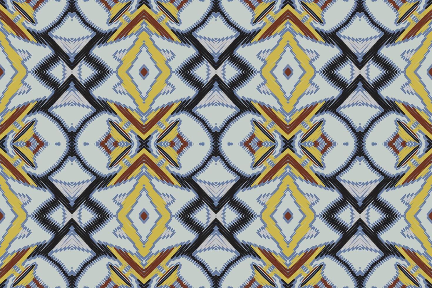 Navajo pattern Seamless Mughal architecture Motif embroidery, Ikat embroidery Design for Print scandinavian pattern saree ethnic nativity gypsy pattern vector
