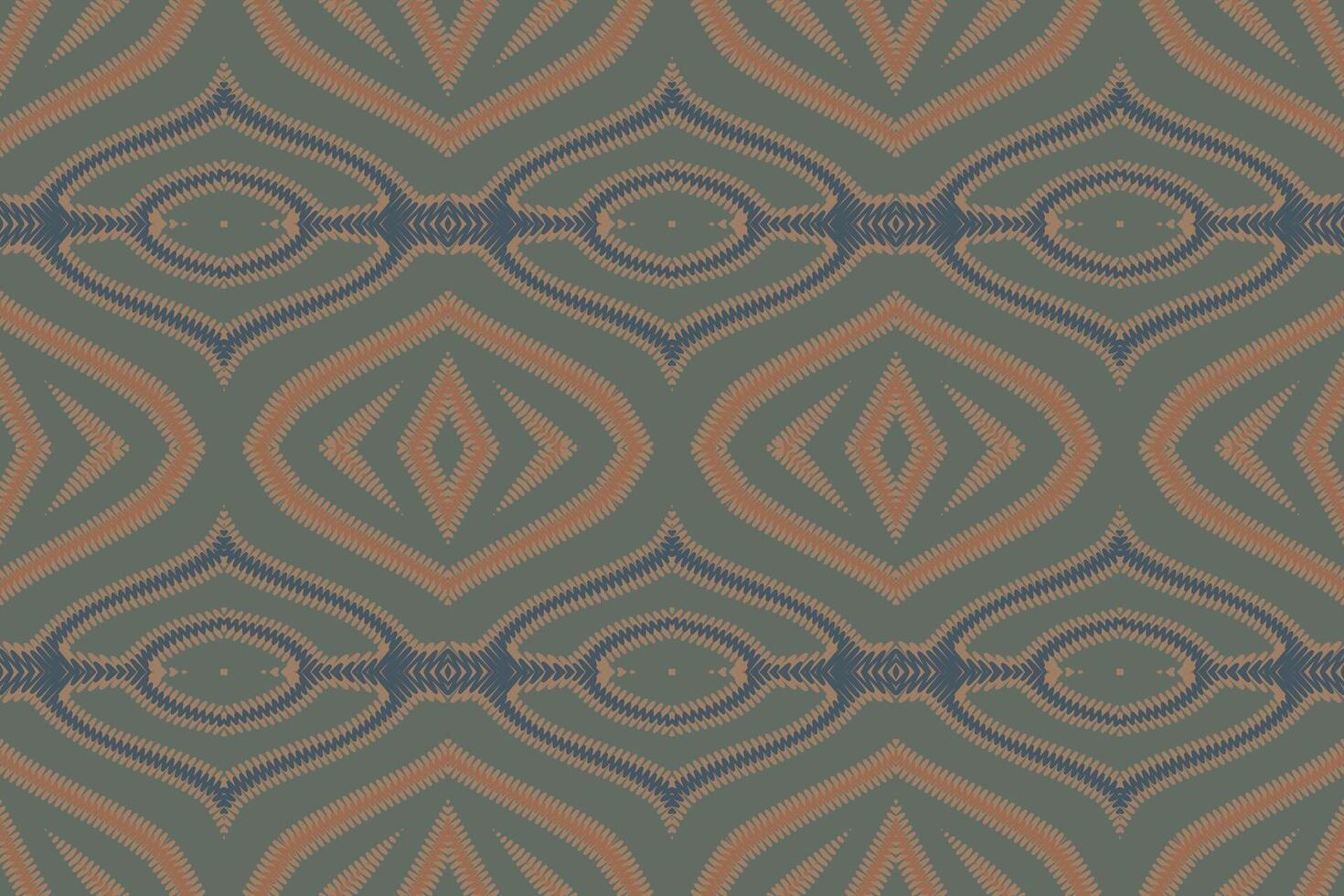 Navajo pattern Seamless Mughal architecture Motif embroidery, Ikat embroidery Design for Print Texture fabric saree sari carpet. kurta patola saree vector