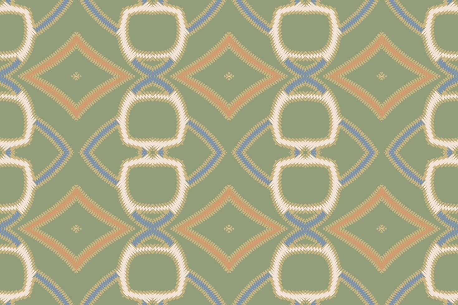 Navajo pattern Seamless Mughal architecture Motif embroidery, Ikat embroidery Design for Print tapestry floral kimono repeat pattern lacing spanish motif vector