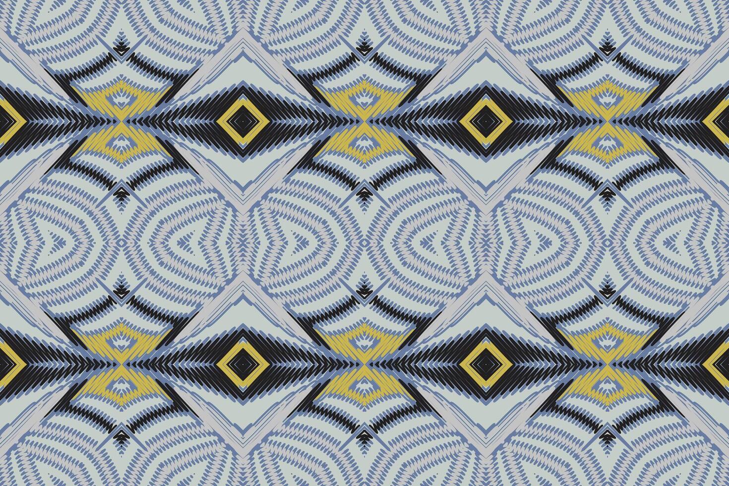 Navajo pattern Seamless Mughal architecture Motif embroidery, Ikat embroidery Design for Print egyptian pattern tibetan mandala bandanna vector