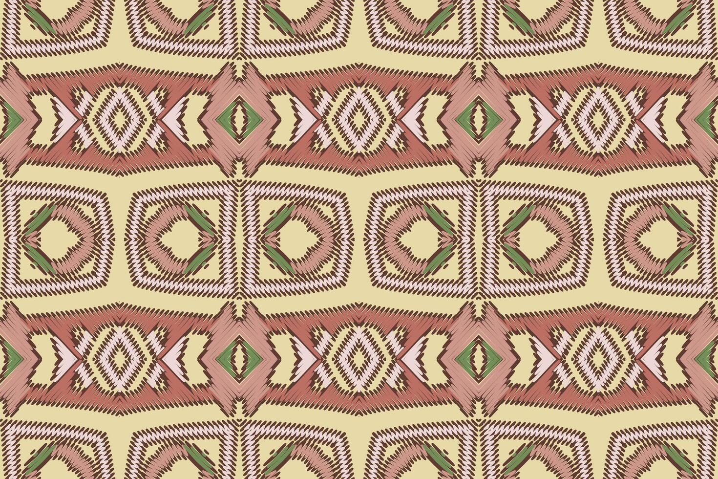 Patchwork pattern Seamless Bandana print silk Motif embroidery, Ikat embroidery Design for Print scarf hijab pattern kerchief ikat Silk kurti model mughal patterns vector
