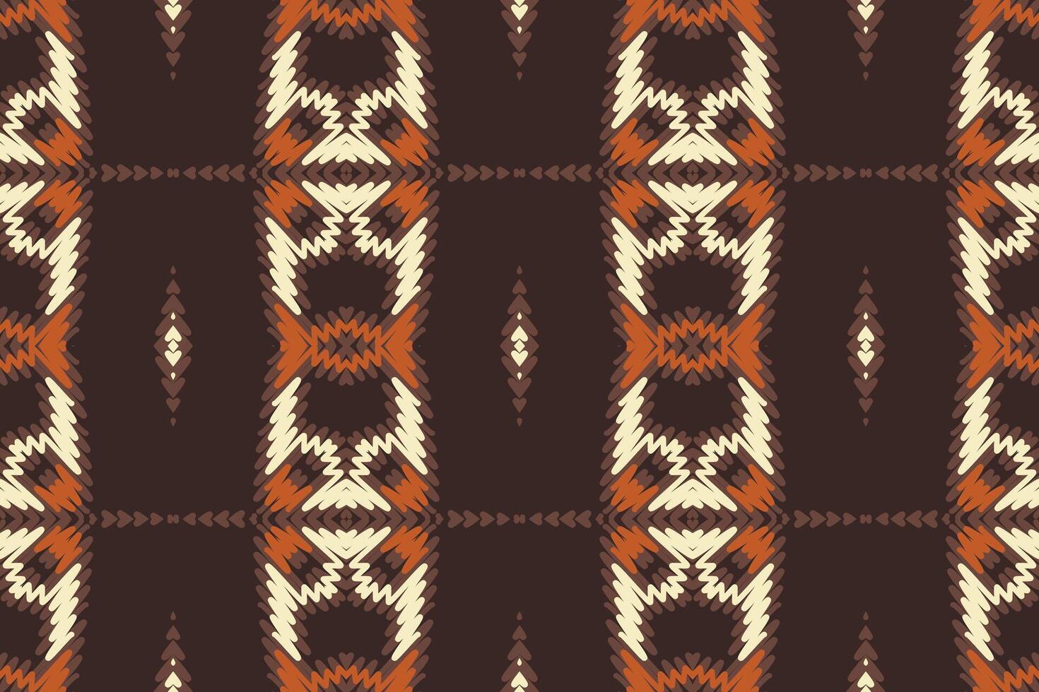 Patchwork pattern Seamless Scandinavian pattern Motif embroidery, Ikat embroidery Design for Print indigenous art aboriginal art pattern floral kurti mughal border vector