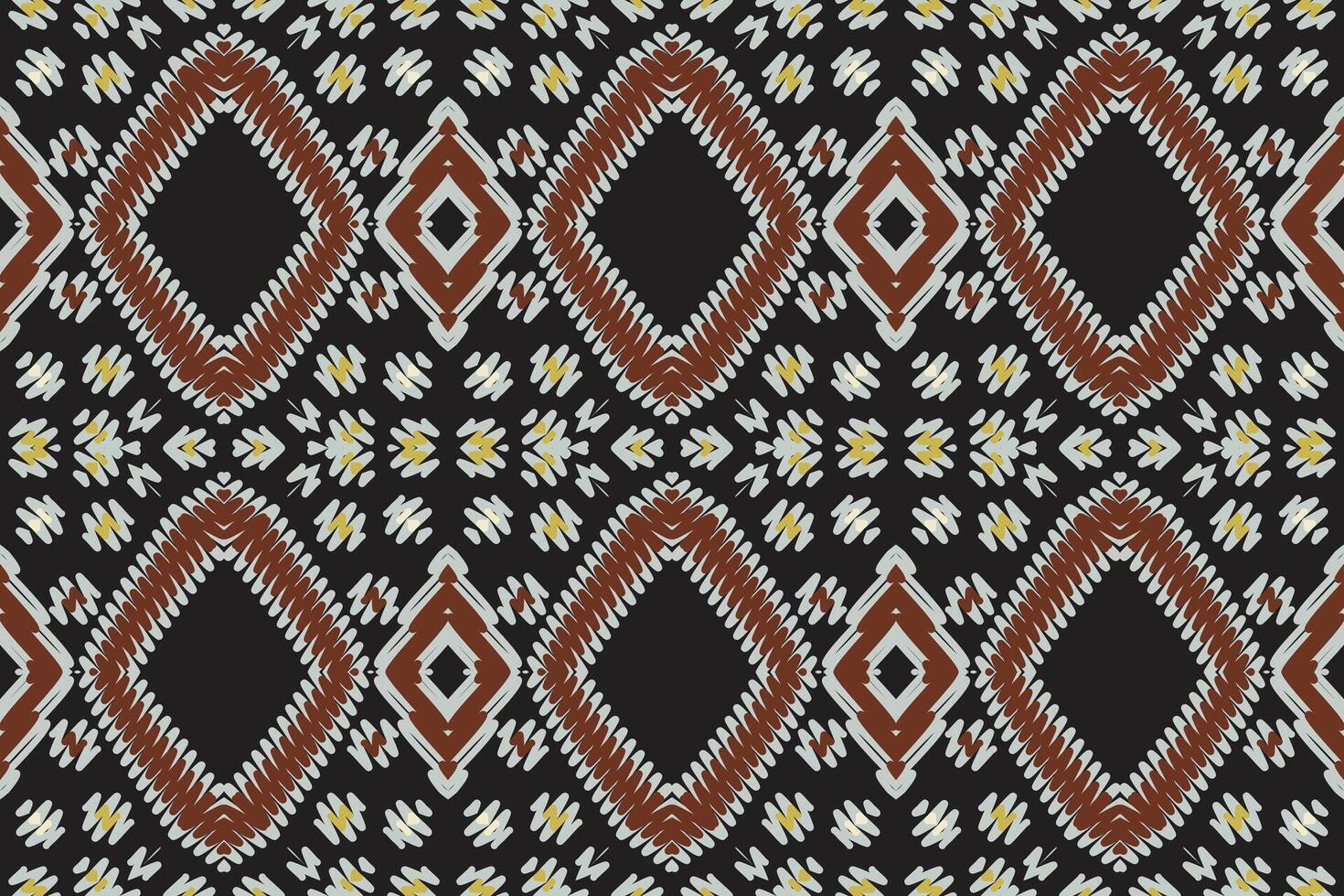 Tie dye Pattern Seamless Bandana print silk Motif embroidery, Ikat embroidery Design for Print indigenous art aboriginal art pattern floral kurti mughal border vector