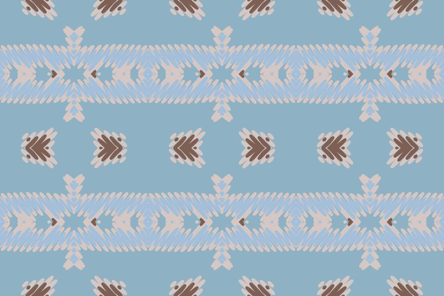 Tie dye Pattern Seamless Mughal architecture Motif embroidery, Ikat embroidery Design for Print figure tribal ink on cloth patola sari vector