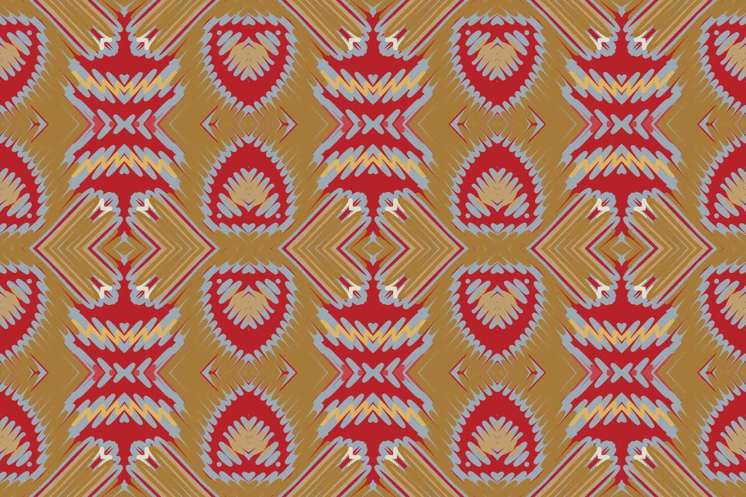 Tie dye Pattern Seamless Mughal architecture Motif embroidery, Ikat embroidery Design for Print kurta pattern mughal motifs tapestry pattern floral repeat vector