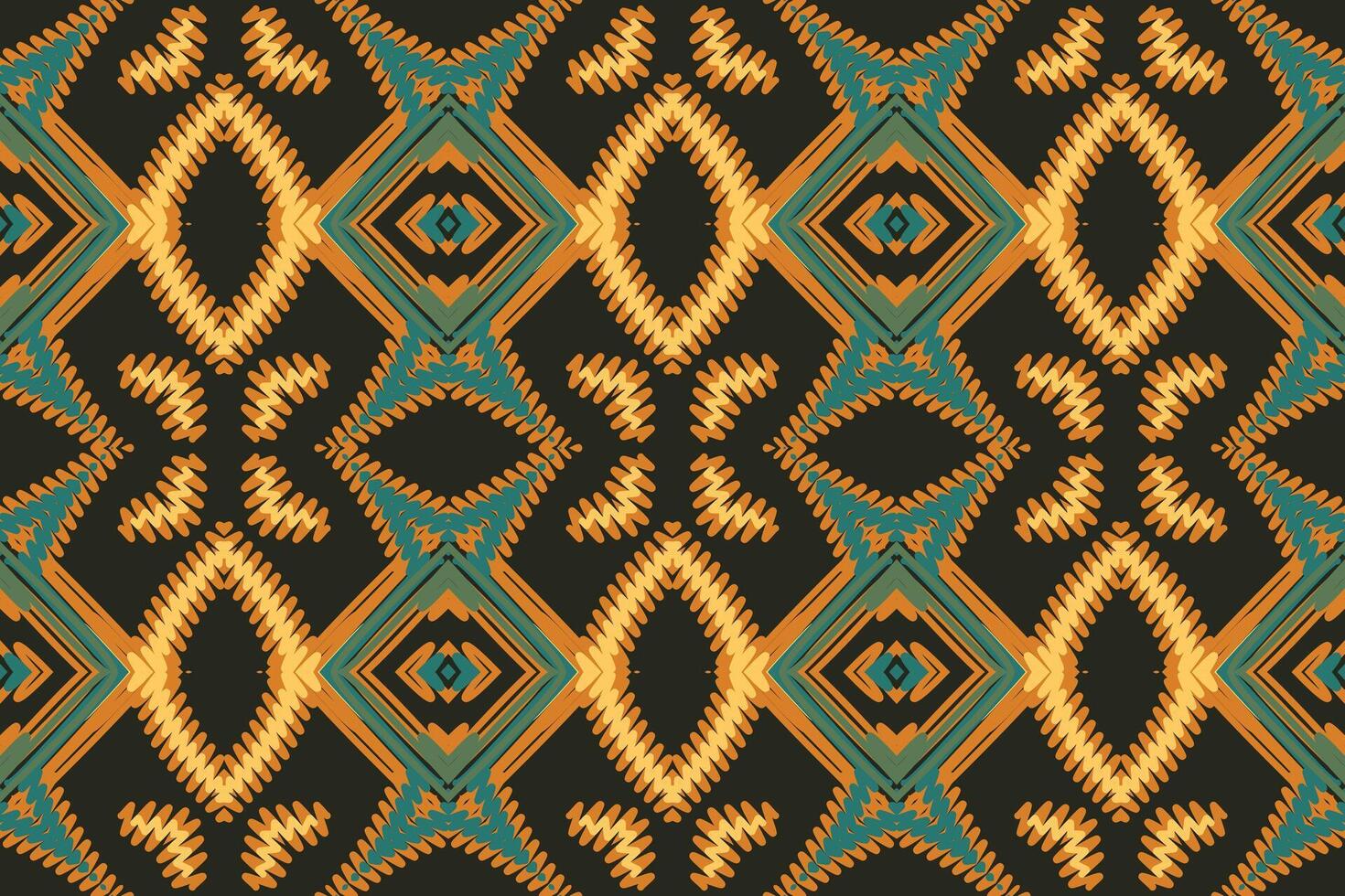 Baroque pattern Seamless Bandana print silk Motif embroidery, Ikat embroidery Design for Print Texture fabric saree sari carpet. kurta patola saree vector