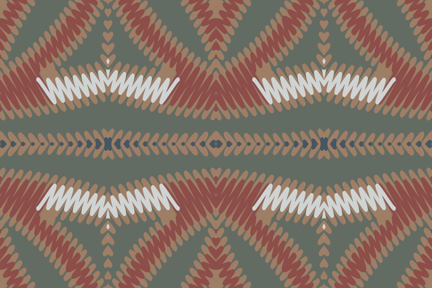 Dupatta pattern Seamless Mughal architecture Motif embroidery, Ikat embroidery Design for Print Texture fabric saree sari carpet. kurta patola saree vector