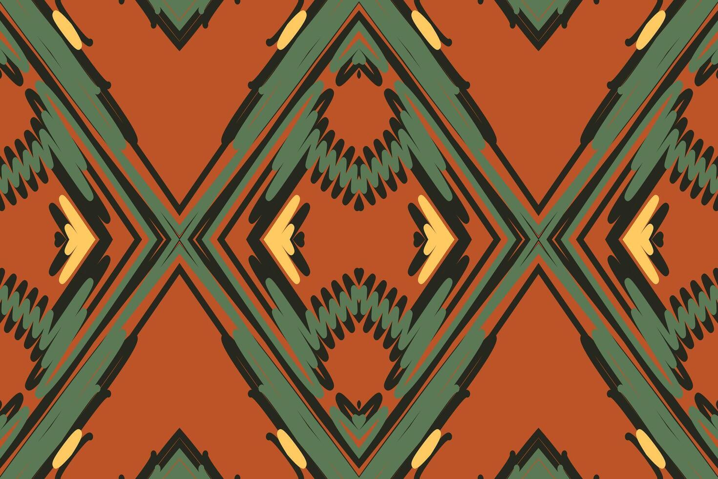 Dupatta pattern Seamless Mughal architecture Motif embroidery, Ikat embroidery Design for Print indonesian batik motif embroidery native american kurta mughal design vector