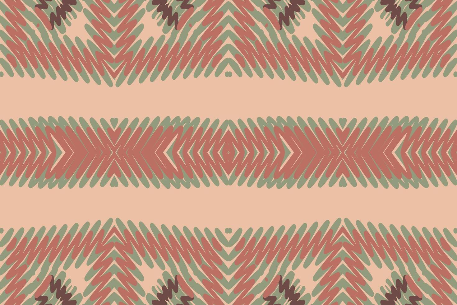 Ancient patterns Seamless Bandana print silk Motif embroidery, Ikat embroidery Design for Print scarf hijab pattern kerchief ikat Silk kurti model mughal patterns vector