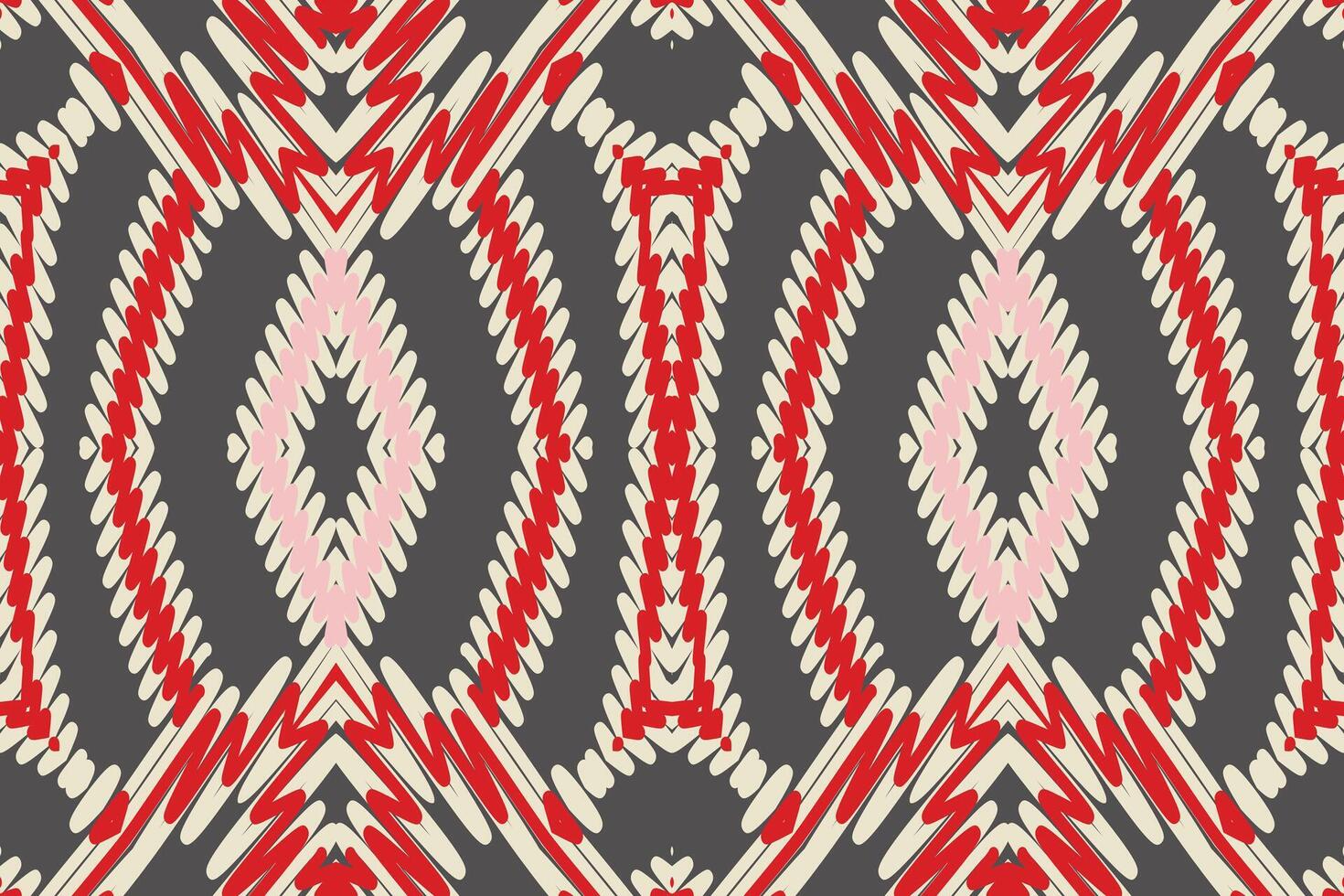 Ancient patterns Seamless Scandinavian pattern Motif embroidery, Ikat embroidery Design for Print pattern vintage flower folk navajo patchwork pattern vector