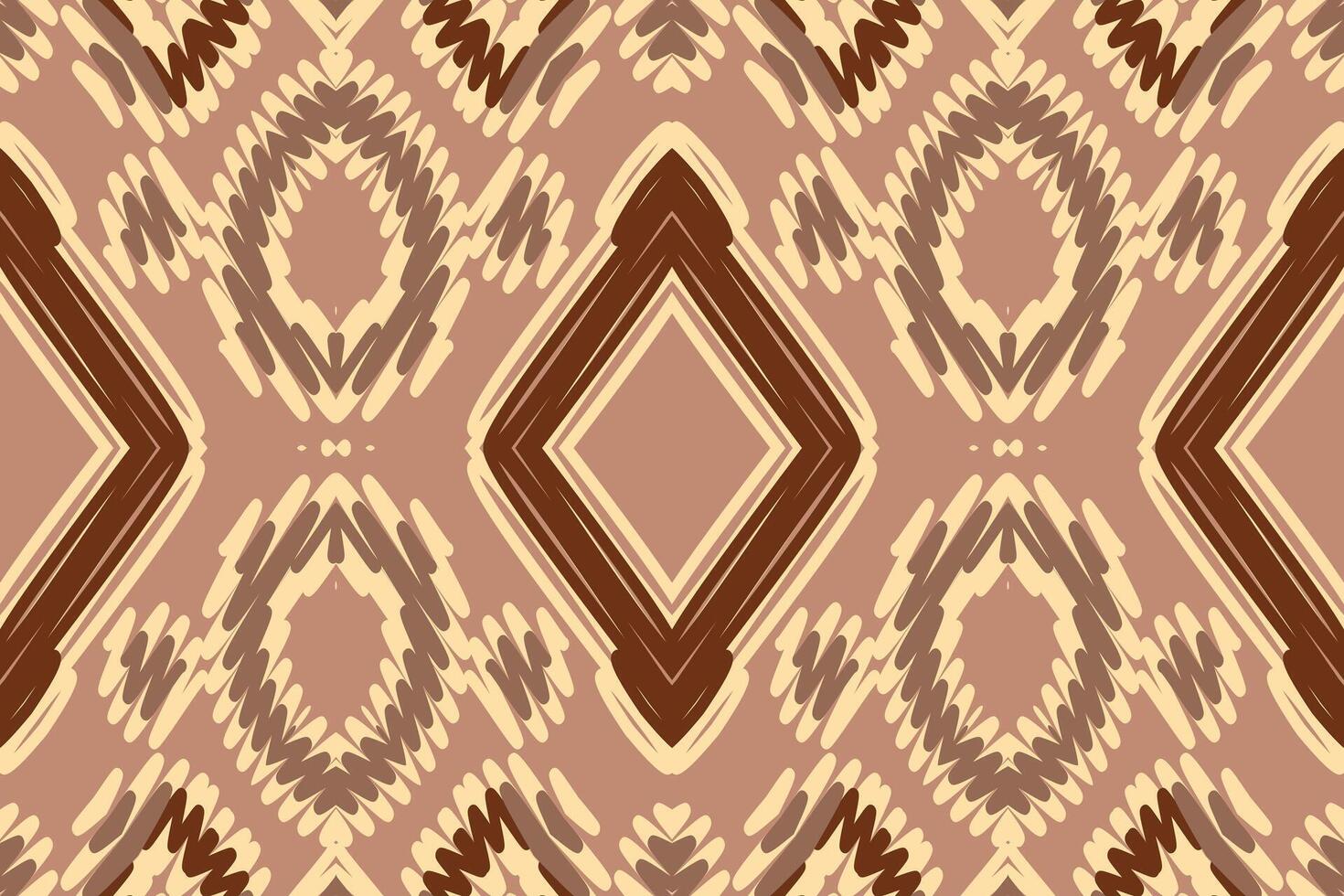 Bukhara pattern Seamless Bandana print silk Motif embroidery, Ikat embroidery Design for Print tie dyeing pillowcase sambal puri kurti mughal architecture vector