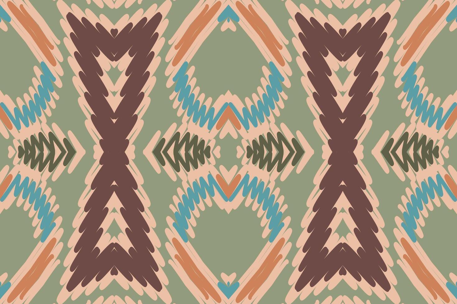 Bukhara pattern Seamless Australian aboriginal pattern Motif embroidery, Ikat embroidery Design for Print egyptian pattern tibetan mandala bandanna vector