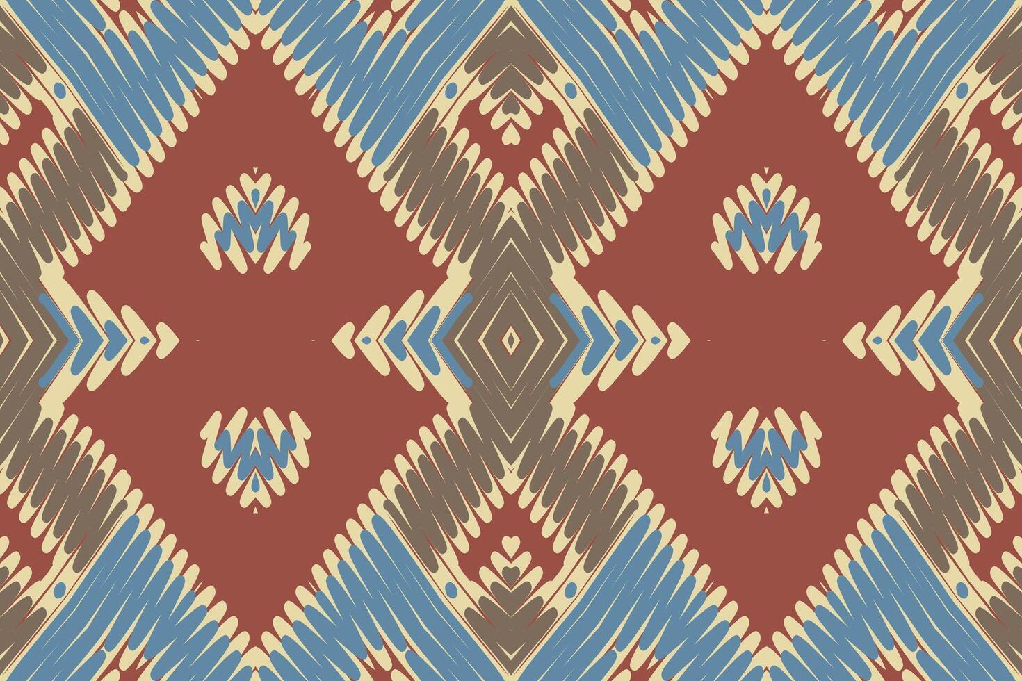 Fashion pattern Seamless Native American, Motif embroidery, Ikat embroidery Design for Print scarf hijab pattern kerchief ikat Silk kurti model mughal patterns vector