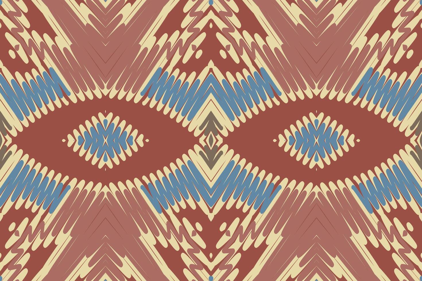 Fashion pattern Seamless Native American, Motif embroidery, Ikat embroidery Design for Print indigenous art aboriginal art pattern floral kurti mughal border vector
