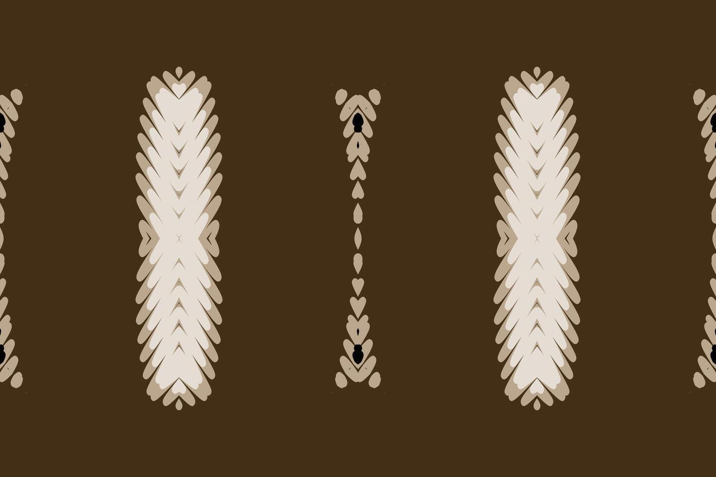 Fashion pattern Seamless Bandana print silk Motif embroidery, Ikat embroidery Design for Print border embroidery ancient egypt vector