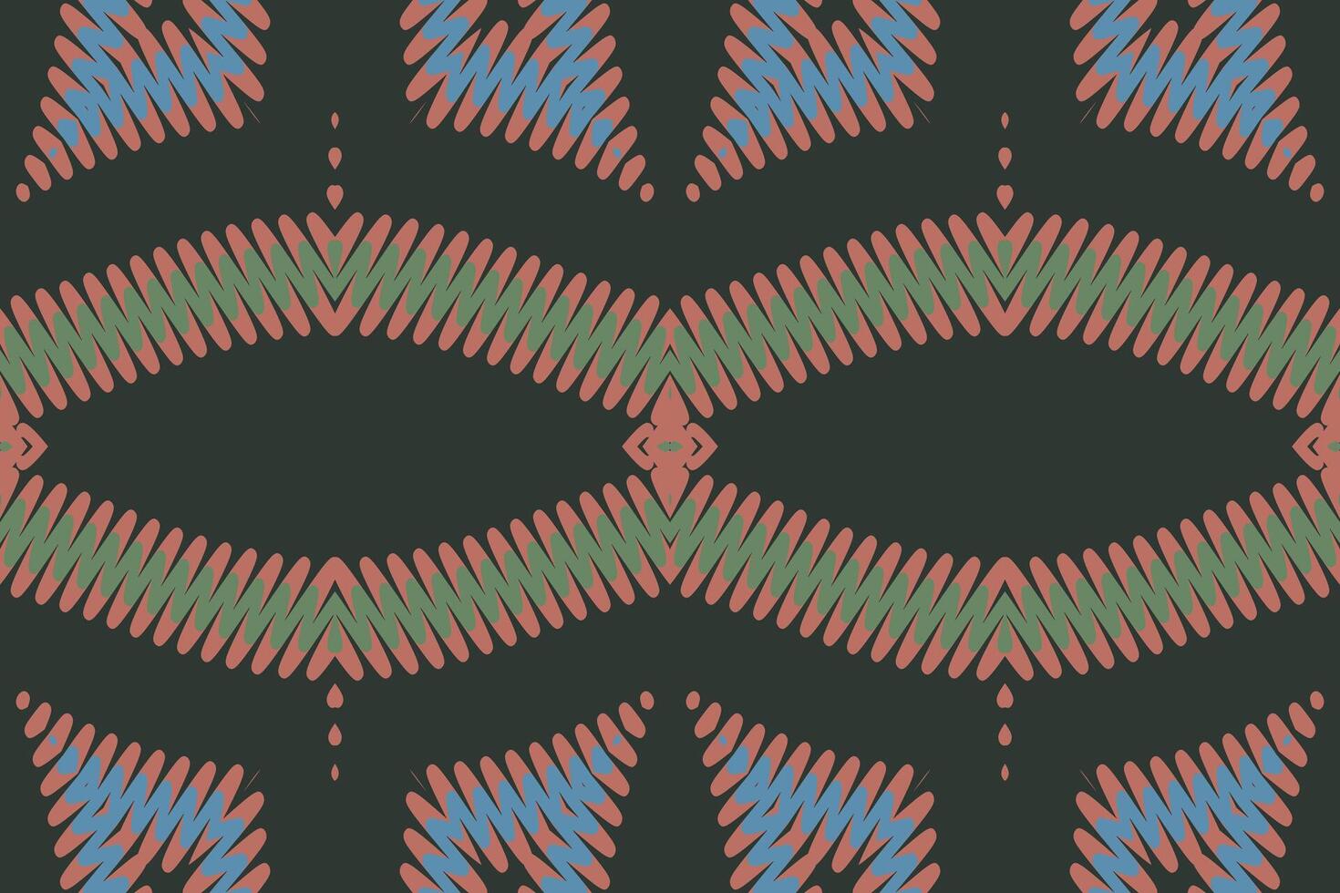 Fashion pattern Seamless Bandana print silk Motif embroidery, Ikat embroidery Design for Print scarf hijab pattern kerchief ikat Silk kurti model mughal patterns vector