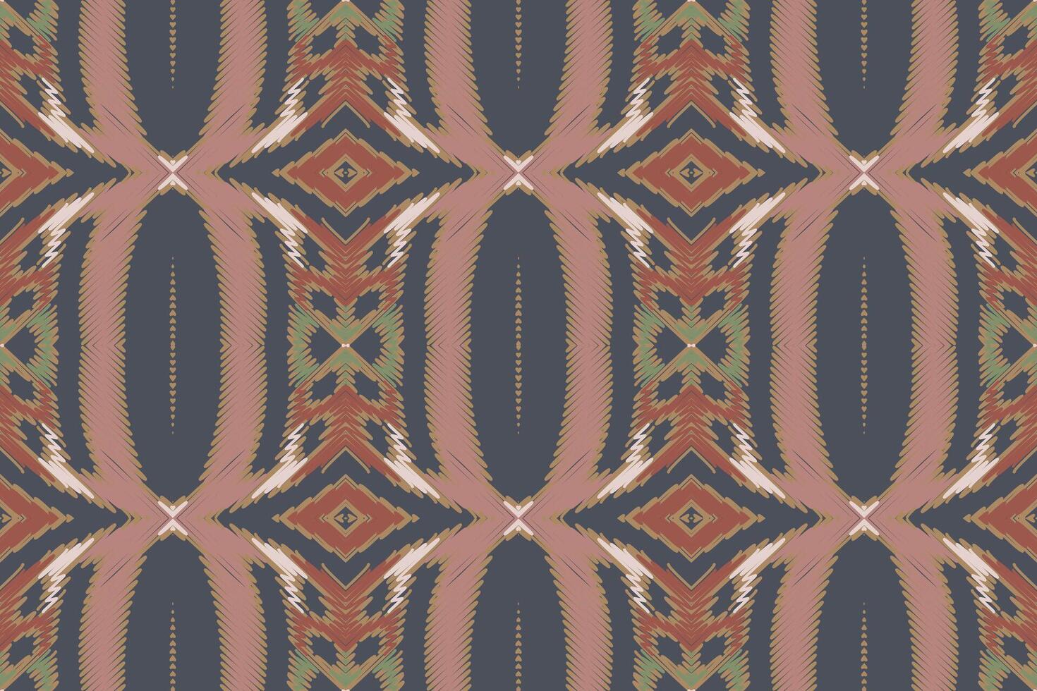 Fashion pattern Seamless Scandinavian pattern Motif embroidery, Ikat embroidery Design for Print pattern vintage flower folk navajo patchwork pattern vector