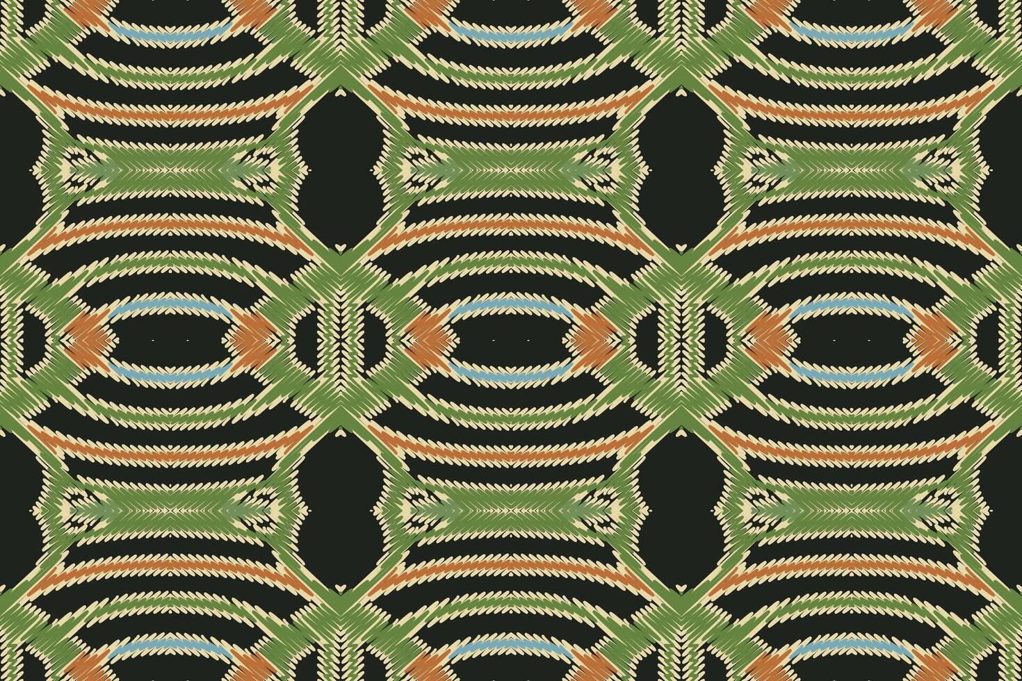 Fashion pattern Seamless Scandinavian pattern Motif embroidery, Ikat embroidery Design for Print indigenous art aboriginal art pattern floral kurti mughal border vector