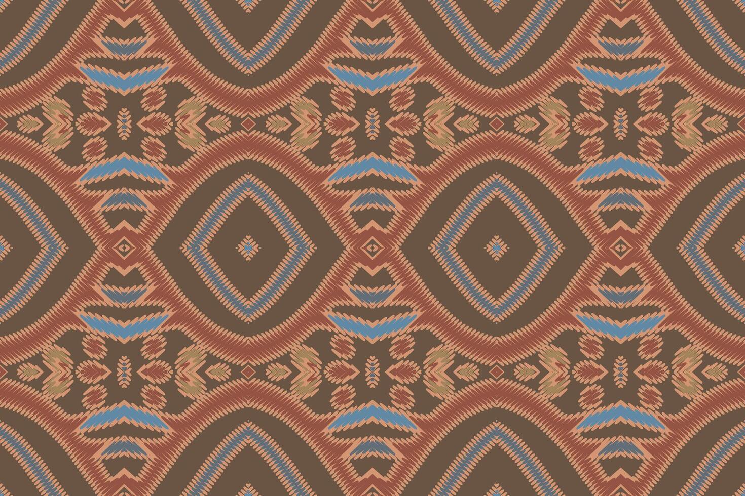 Fashion pattern Seamless Mughal architecture Motif embroidery, Ikat embroidery Design for Print egyptian pattern tibetan mandala bandanna vector