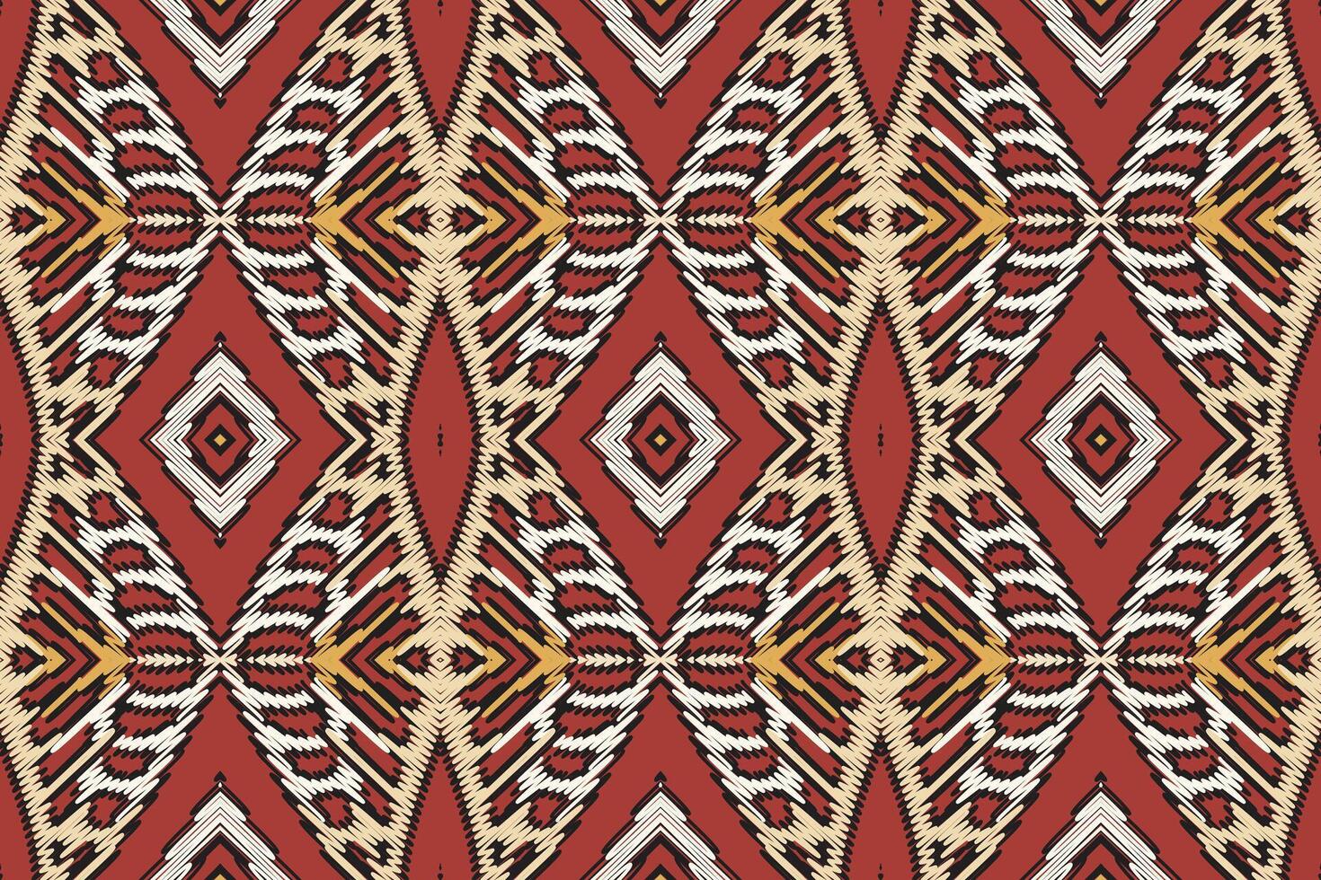 Fashion pattern Seamless Mughal architecture Motif embroidery, Ikat embroidery Design for Print scandinavian pattern saree ethnic nativity gypsy pattern vector