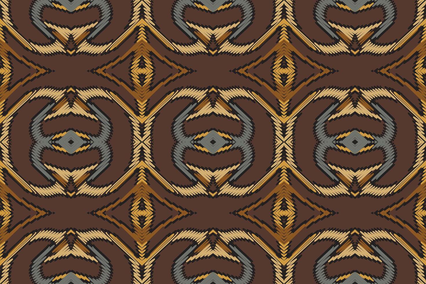Tissue Dupatta Seamless Bandana print silk Motif embroidery, Ikat embroidery Design for Print australian curtain pattern geometric pillow model kurti mughal flowers vector