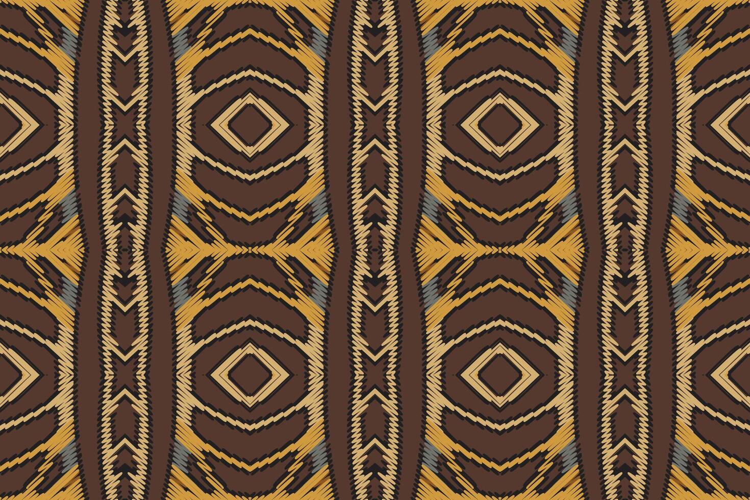Tissue Dupatta Seamless Bandana print silk Motif embroidery, Ikat embroidery Design for Print indigenous art aboriginal art pattern floral kurti mughal border vector