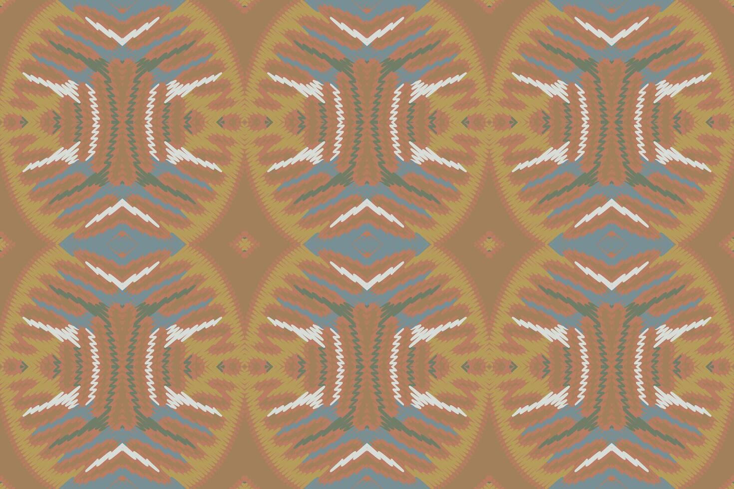 Fashion pattern Seamless Mughal architecture Motif embroidery, Ikat embroidery Design for Print indigenous art aboriginal art pattern floral kurti mughal border vector