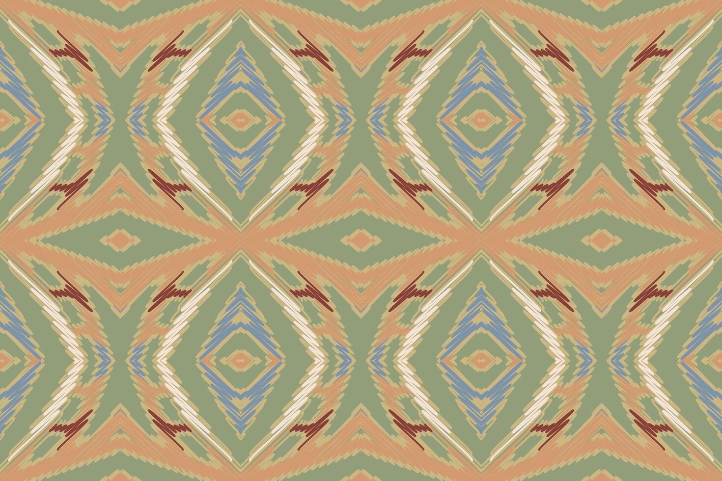 Tissue Dupatta Seamless Bandana print silk Motif embroidery, Ikat embroidery Design for Print tapestry floral kimono repeat pattern lacing spanish motif vector